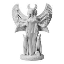 Hecate Hekate Triple Goddess of Magic Night Moon Greek Sculpture Statue 4.72 in - £28.32 GBP