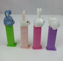 Vintage Lot Of 4 Holiday Easter Pez Dispensers 3 Different Bunnies &amp; A Lamb - £9.28 GBP