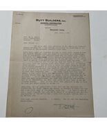 Antique Document Beaumont TX  C. L. Rutt Builders 1935  Juvenile Court P... - €23,24 EUR