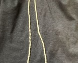 Pearl Necklace 28” of Strung Peach Lustra Faux Pearls with Clasp Vintage - $29.03