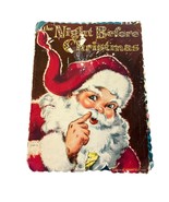 Vintage 1940s The Night Before Christmas Childrens Book By Florence Sarah - $9.60