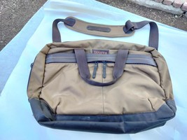 Duluth Trading Company Canvas Leather Messenger Bag  Backpack Handles Used - £79.38 GBP