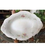 Vtg ENGLAND Co W.H. Grindley 9” Oval Serving DISH China Porcelain FLORAL - $226.29 MXN