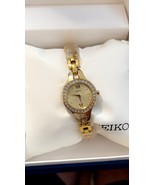 Seiko Quartz Gold-Tone Womens Stainless Steel Wristwatch - $130.00