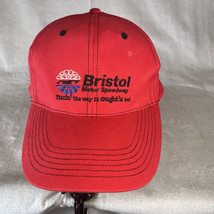 Bristol Motor Speedway Havoline Racing Hat Cap Red Adult Strapback Nascar R3 - £9.55 GBP