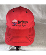 Bristol Motor Speedway Havoline Racing Hat Cap Red Adult Strapback Nasca... - £9.56 GBP