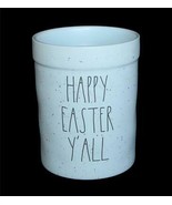 RAE DUNN &quot;HAPPY EASTER Y-ALL&quot; Speckled Blue Matte Finish HVY Utensil Hol... - $54.86 CAD