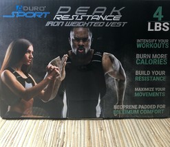 Aduro Sport 4 lbs Peak Resistance Iron Weighted Workout Running Vest - $67.77 CAD