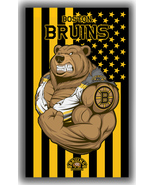 Boston Bruins Hockey Team Memorable Flag 90x150cm3x5ft Mascot Best Banner - £11.80 GBP