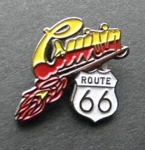 Route 66 Cruising Usa United States Lapel Pin Badge 1 Inch - £4.50 GBP