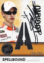 Autographed Joey Logano 2010 Press Pass Racing Spellbound Swatches (Letter A) Ra - £42.14 GBP