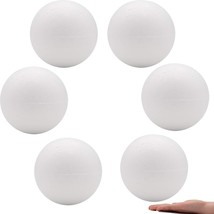 6 Inch Craft Foam Balls 6 Pack Holiday Arts Crafts Making Smooth Polysty... - £30.80 GBP