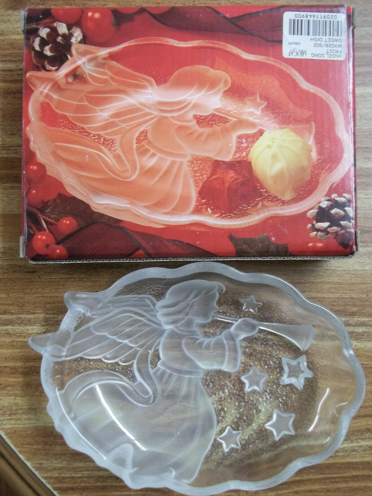 MIKASA Angel Song Frost Candy Dish 6&quot; x 41/2&quot; - $4.99