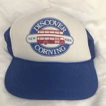 Discover Corning New York VTG Tourism Hat Cap - £10.12 GBP