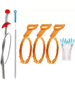 Drain Clog Remover Drain Hair Remover Tool Kit,3 Pack 19.7 Inch Drain Au... - $9.89