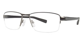 Modern Optical Bmec Big Loop Men&#39;s Eyeglasses 60-18-150 Mt. GUN/GRY W/ Soft Case - £25.93 GBP