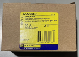 Square D QO260GFI 240V 60A Mini Circuit Breaker - £74.32 GBP