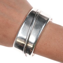 6.25&quot; Ray Scott Navajo Silver modernist cuff bracelet - £277.65 GBP