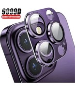 Metal Protector Pantalla Templado para Lente de Camara iPhone 14 15 16 P... - $6.99