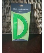 Office Depot 180 Degree Protractor Green 6 Inch - $164.54 MXN