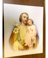 Saint Joseph  16&quot; x 20&quot; Poster, New. #AB-064 - $237.28 MXN