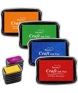 Large Finger Ink Pads for Kids Washable Craft Ink Stamp Pads 16 Color DI... - $36.33