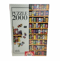 EDUCA Soft Drink Cans Jigsaw Puzzle 2000 Piece Soda Cans Large NEW Sealed - $31.47
