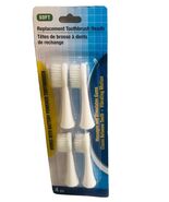 Soft Replacement Toothbrush Heads/Works W/Battery Powered Toothbrush-4pc - $8.15 CAD