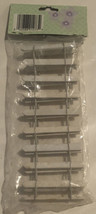 18” white picket fence model train accessories - $9.89