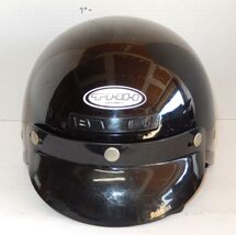 THH T-5 ABS DOT Motorcycle Half Helmet Black Glossy Size XL with Visor - $41.55