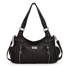 Soft Artifical Leather Handbag Fashion Classic Women Shoulder Bag Large Capacity - £60.97 GBP
