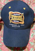 Superbowl XXXVIII (38) 2004 in Houston, Football Cap, NFL Sports Fan, New +BONUS - £12.01 GBP