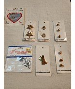 11 Mixed Buttons, Sweetheart Labels, Studs, JHB INTERNATIONAL on Orig Cards - $35.54 CAD