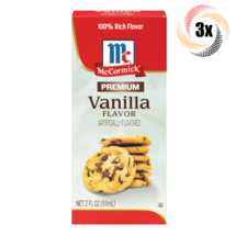 3x Packs McCormick Vanilla Flavor Premium Extract | 2oz | Non Gmo Gluten Free - £13.52 GBP
