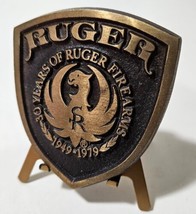 RARE : Ruger Belt Buckle 30 Year Anniversary 1949-1979 2.25&quot; x 2.5&quot; - £48.73 GBP