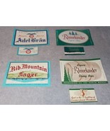 Vintage Rhinelander Brewing Beer Unused Bottle Labels Lot Wisconsin - £7.00 GBP