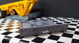  Gray 3D Skid Plate fits Playskool BIGFOOT SST Pull Sled Stomper Trucks - $27.96 CAD