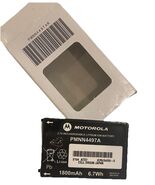 Motorola 3.7V Rechargeable Lithium Battery PMNN4497A Black NEW - $28.49
