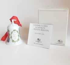 Vintage Germany Christmas Ornament Bell Hutschenreuther Chorus Children Singing - £9.55 GBP