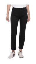 Express Womens Jeans Black Ankle Straight Leg High-Rise 5-Pocket Soft - $69.70 CAD