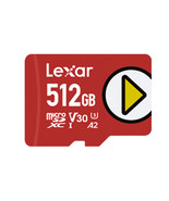 Lexar PLAY LMSPLAY512G-BNNNU MicroSDXC 512GB BL Read speed up to 150MB/s - £91.27 GBP