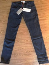 Current Elliott NWT The Roller Black Low Rise Jeans - USA - Size 25 - MSRP $208  - £21.60 GBP