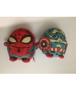 NEW Disney 100 Marvel Spider-Man &amp; Captain America Retro 8&#39;&#39; Plush Dolls - €19,15 EUR