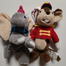 Disney Store Dumbo And Timothy NWT Beanie Plush NOS - £6.29 GBP