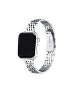 Posh Tech Stella Skinny Stainless-Steel Band for Apple Watch Silver - $22.27 CAD