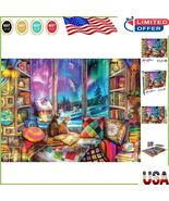 Aimee Stewart 1000-Piece Jigsaw Puzzle: Captivating Winter Reading Nook - $526.10 MXN