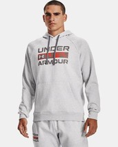 Mens Under Armour UA Rival Fleece Signature Box Hoodie - 2XL &amp; Large - NWT - £25.94 GBP