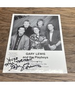 Gary Lewis &amp; The Playboys (Son of Jerry Lewis) Autograph 8x10 Promo Phot... - $561.98 MXN