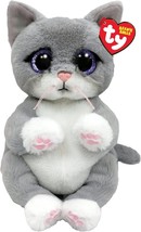 New Ty Beanie Baby Morgan the Grey Cat ( Size - 6 inch) NWT Official - $9.79
