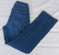 Old Navy Jeans Womens Size 4 Short 27x29 Blue Curvy Boot Cut Mid Rise Stretch - £10.81 GBP